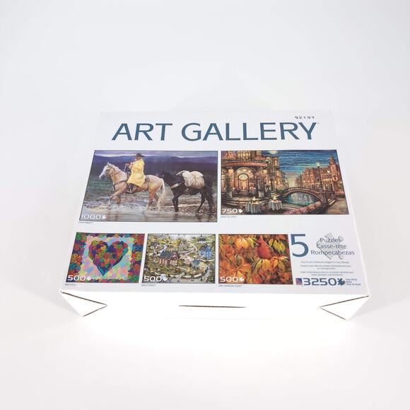 Art Gallery 5 Jigsaw Puzzles - 3 x 500 piece, 1 x 750 piece & 1 x 1000 piece GUC - Picture 3 of 10